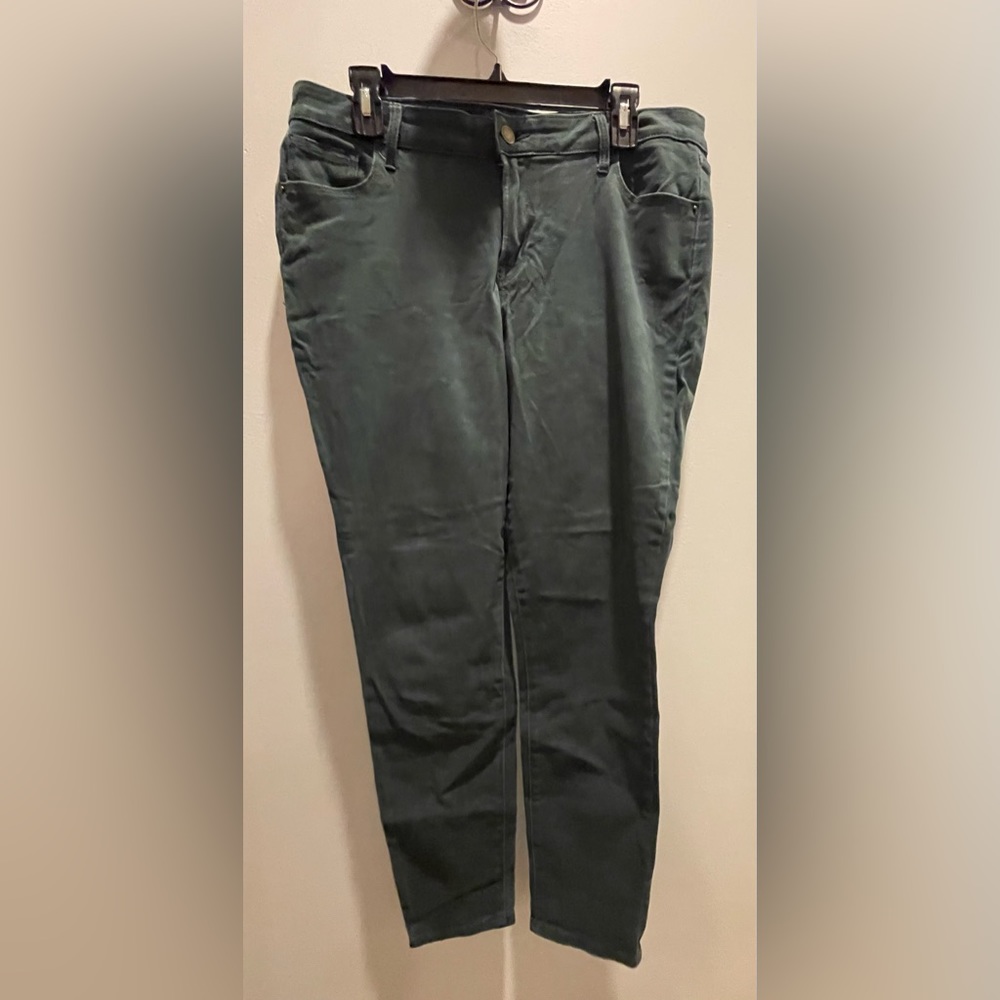 Dark GREEN Old Navy Rockstar Mid Rise Skinny Jeans 14
